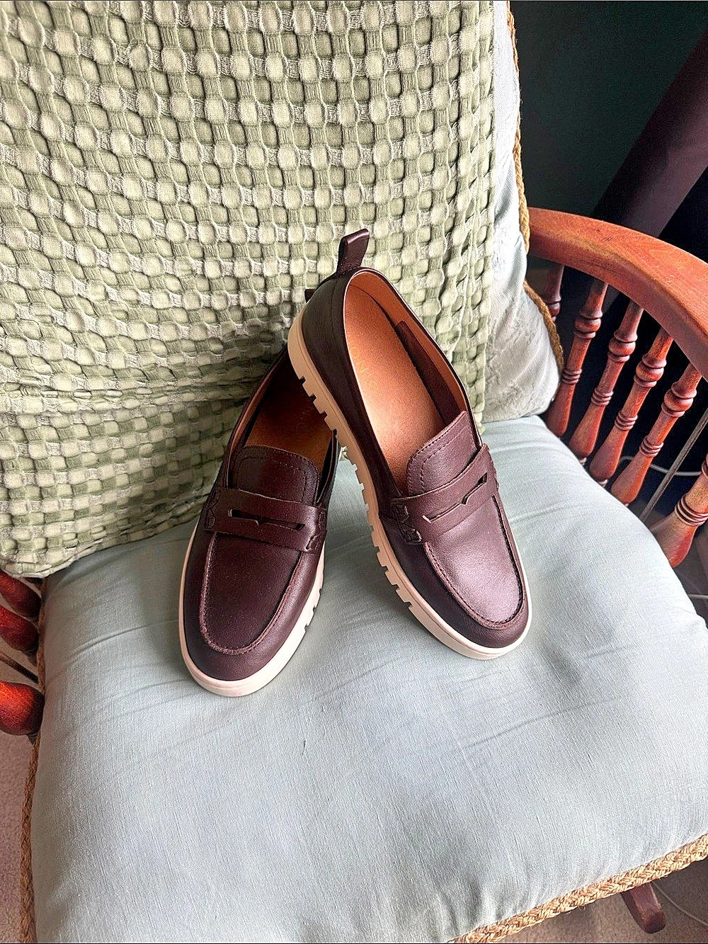 Vionic Uptown Penny Loafer Brown Slip-On US 8